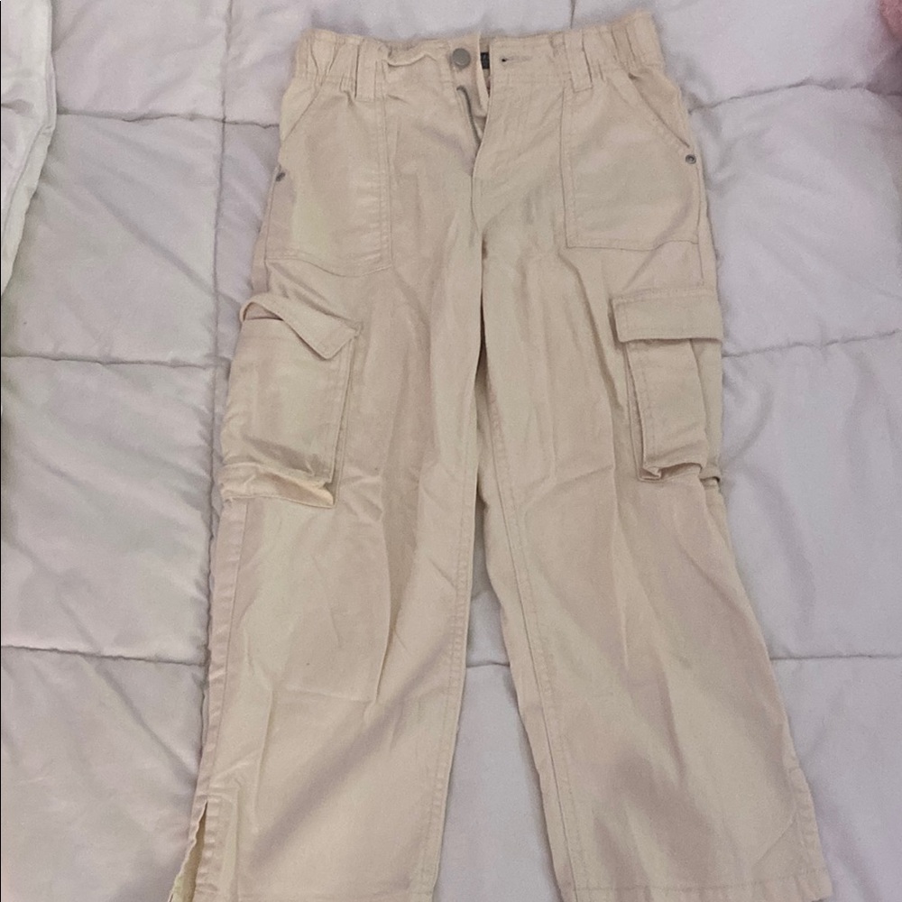 Casual Beige Cargo Pants